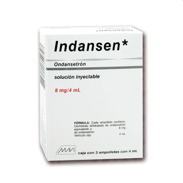 ONDANSETRON INDASEN 8MG.INY.3AMP.