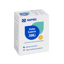 LANCETA NIPRO C/100PZAS.