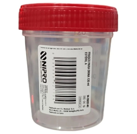 VASO NIPRO ESTERIL ORINA 1PZA.