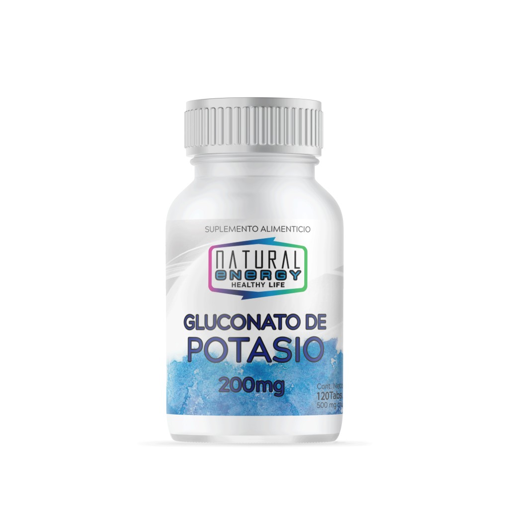 GLUCON.POTASIO.NATURAL E.120CAP.