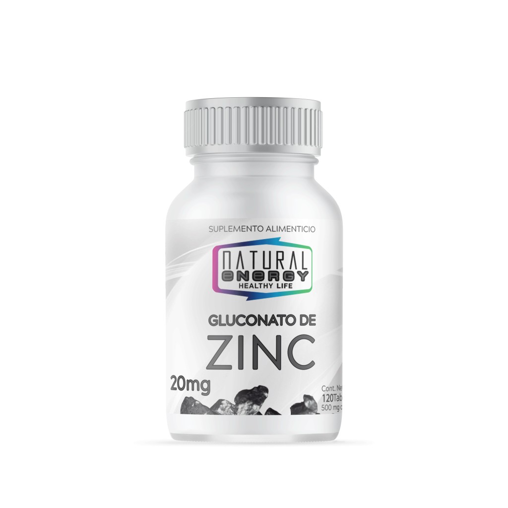 GLUCONATO DE ZINC  NATURAL E.120CAP.