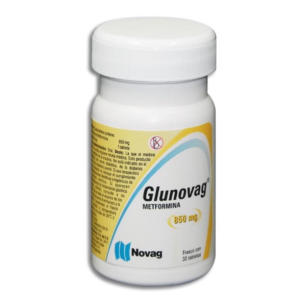 METFORMINA GLUNOVAG 850MG.C/30TAB.