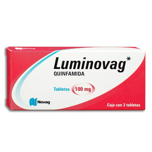 QUINFAMIDA LUMINOVAG 100MG.C/3T.