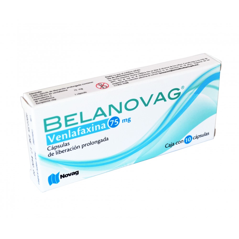 VENLAFAXINA BELANOVAG 75MG.10CAP.