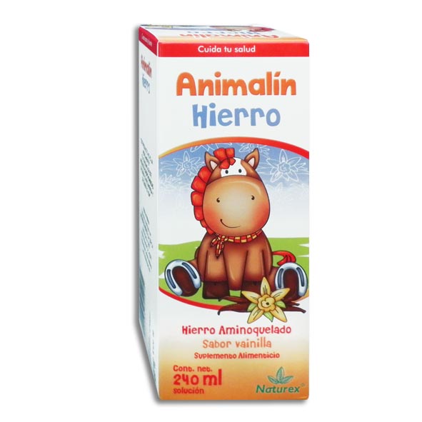 ANIMALIN HIERRO SOLUCION C/240ML.