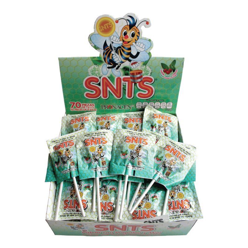 PALETA SIN TOS CEREZA 70PZAS.