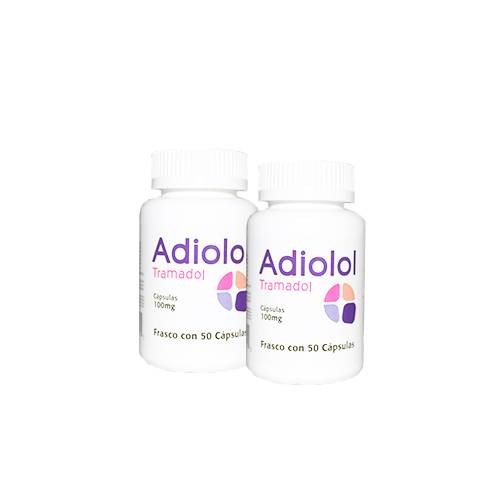 TRAMADOL ADIOLOL 100MG.DUO 2/50TAB.