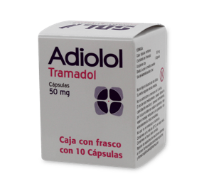 TRAMADOL ADIOLOL 50MG.10CAP.