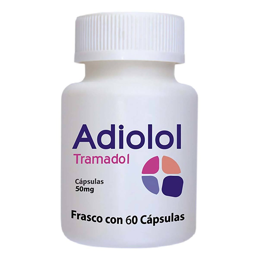TRAMADOL ADIOLOL 50MG.C/60CAP.
