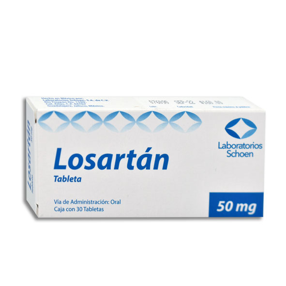 LOSARTAN SCHOEN 50MG.30TAB.