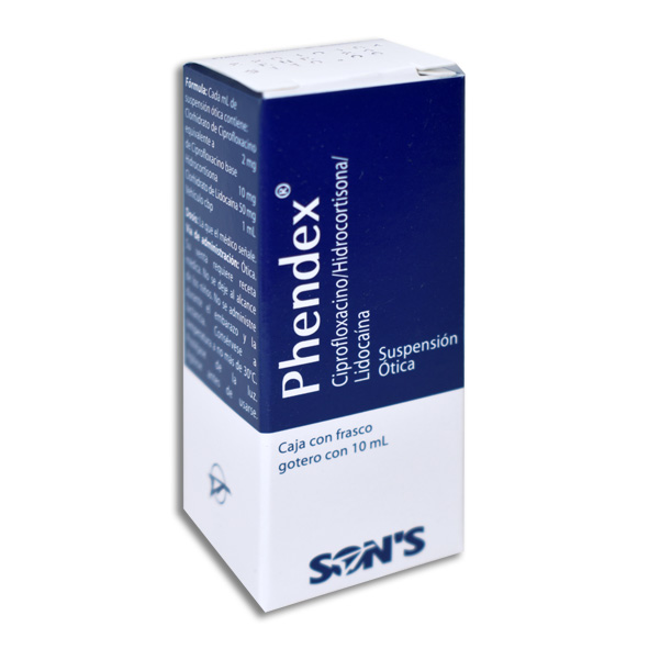 PHENDEX OTICO 10ML.