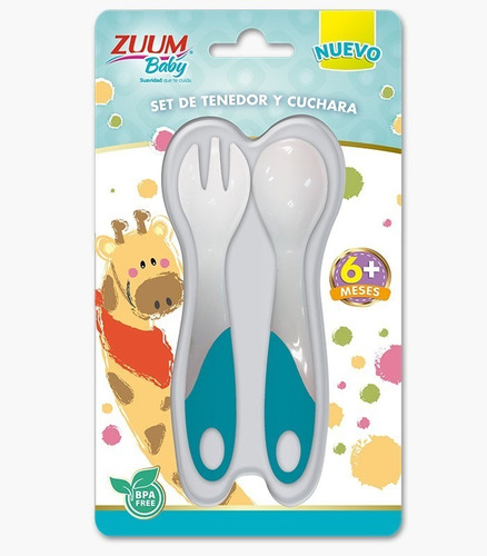 TENEDOR Y CUCHARA ZUUM 2PZA.