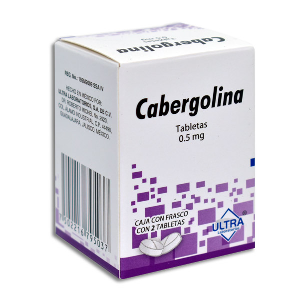 CABERGOLINA ULTRA 0.5MG.C/2TAB.