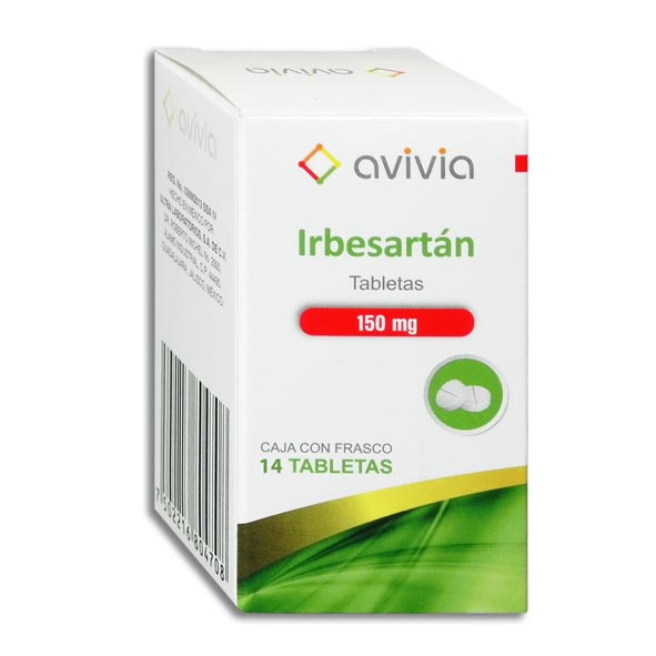 IRBESARTAN AVIVIA 150MG.14TAB.