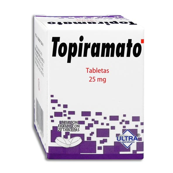 TOPIRAMATO ULTRA 25MG.20TAB.