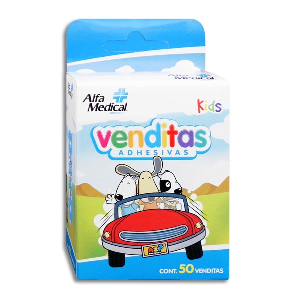 BANDITA ADHESIVA ALFA M.KIDS NINO 50PZ.