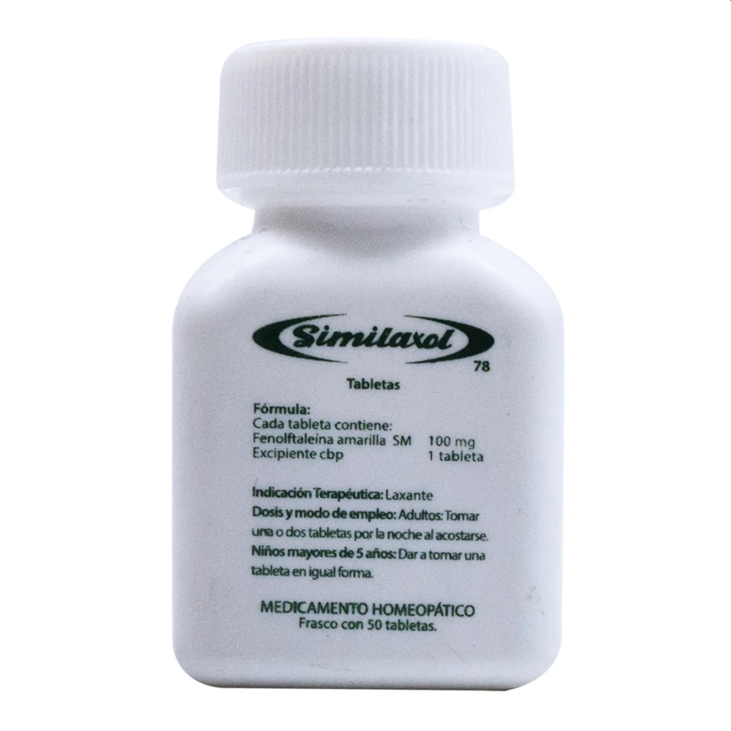 FENOFTALEINA SIMILAXOL 100MG.50TAB.