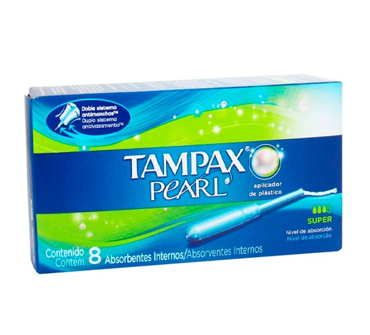 TAMPAX PEARL SUPER 8PZA.