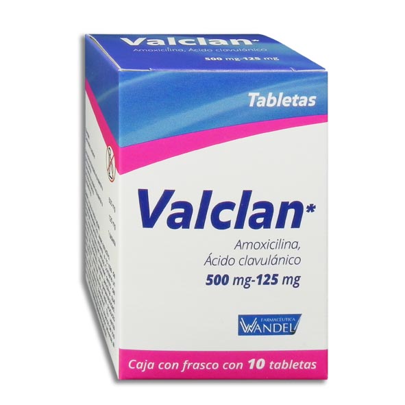 VALCLAN 500/125MG.C/10TAB.