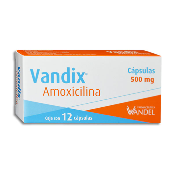 AMOXICILINA VANDIX 500MG.C/12CAP.