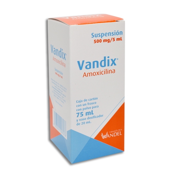 AMOXICILINA VANDIX 500MG.C/75ML.