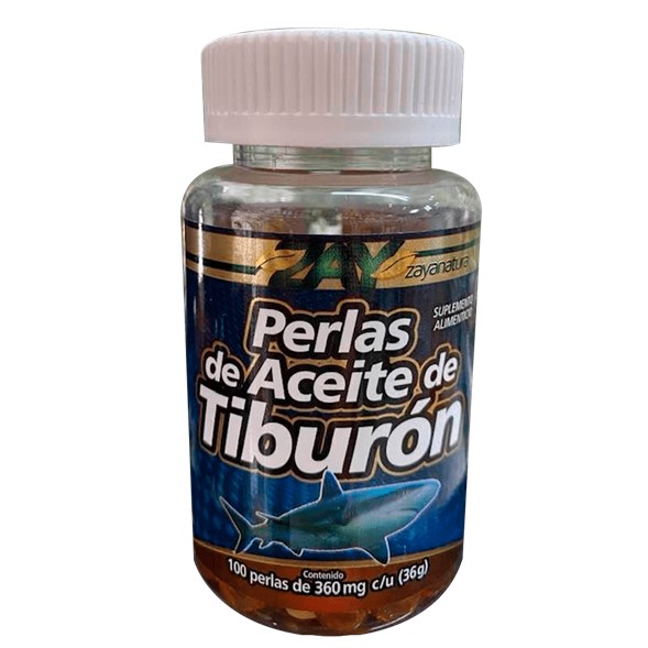 PERLAS AC.DE TIBURON ZAYA NATURA 100CAP.