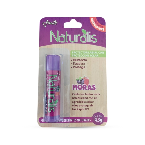 POMADA LABIOS NATURALIS MORA 4.3GR.
