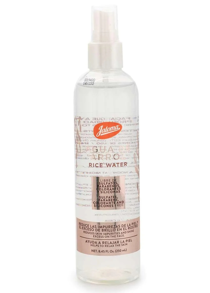 LOCION JALOMA AGUA DE ARROZ 250ML.