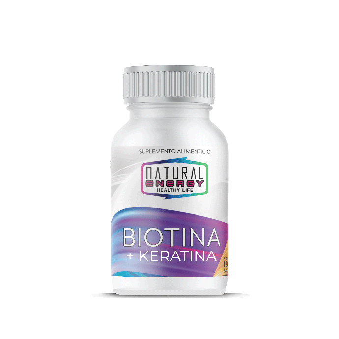 BIOTINA+KERATINA NATURAL E.120CAP.
