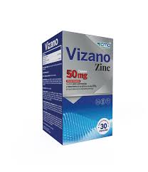 SULFATO ZINC VIZANO 50MG.30CAP.