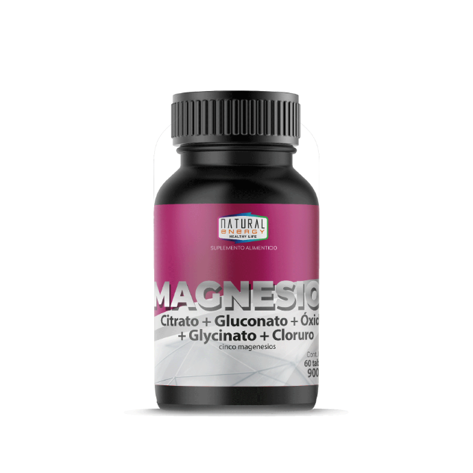 MAGNESIOS NATURAL E.900MG.60TAB.
