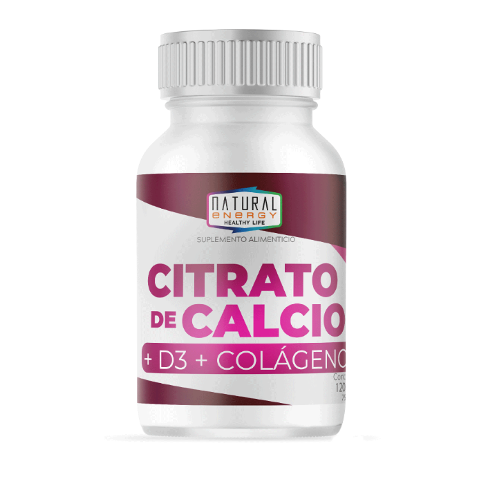 CITRATO DE CALCIO NATURAL E.+D3+COLAG.120CAP.