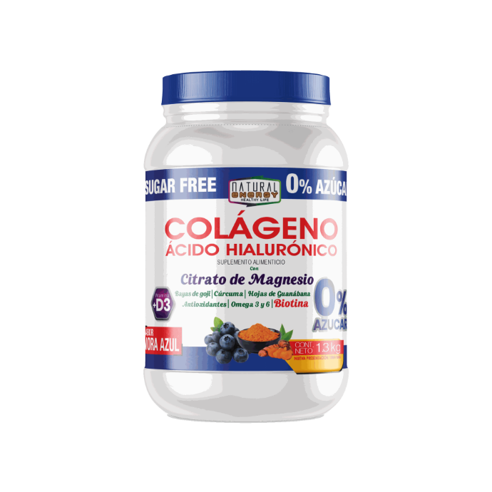 COLAGENO NATURAL E.0% AZUCAR MORA A.1.3KG.