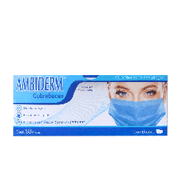 [AICUBA3P50P] CUBREBOCA AMBIDERM 3PL.50PZA.