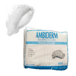 [AIGORAMB100] GORRO PLIS.AMBIDERM 100PZA.