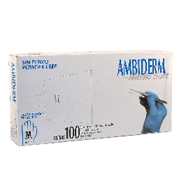 [AIGUAANM100] GUANTE AMBIDERM NITRILO S.ROYAL AZ.MED.100PZA