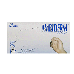 [AIGUAAVM100] GUANTE AMBIDERM VINYL LP.MD.100PZA.