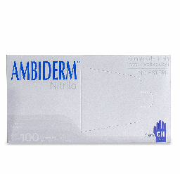 [AIGUANVC100] GUANTE AMBIDERM NITRILO VIOL.CH.100PZA.