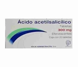 [ALACIGI300] ACIDO ACETIL.ALPHARMA 300MG. C/20T.EF.
