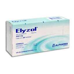 [ALMETMET30T] METRONIDAZOL ALPHARMA 500MG.30TAB.