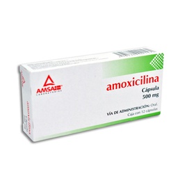 [AMAMOGI500MG] AMOXICILINA AMSA 500MG.12CAP.