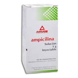 [AMAMPGI1GR] AMPICILINA AMSA 1GR.INY.1AMP.