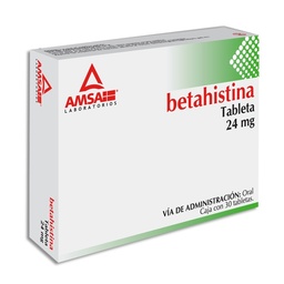 [AMBETB2430T] BETAHISTINA AMSA 24MG.30TAB.