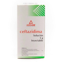 [AMCEFCET1GR] CEFTAZIDIMA AMSA 1GR.C/1AMP.