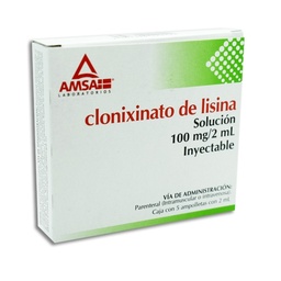 [AMCLOGI100] CLONIX.LIS.AMSA 100MG.5AMP.