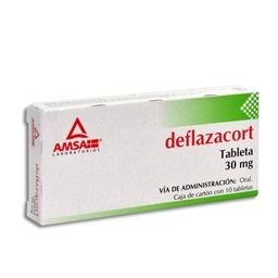 [AMDEF30M10T] DEFLAZACORT AMSA 30MG.10TAB.