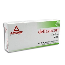 [AMDEF6MG10T] DEFLAZACORT AMSA 6MG.20TAB.