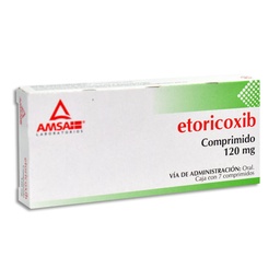[AMETO1207TA] ETORICOXIB AMSA 120MG.7TAB.