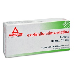 [AMEZESIM14T] EZET.SIMB. AMSA 10/20MG.14TAB.