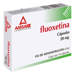 [AMFLUFLU14C] FLUOXETINA AMSA 20MG.C/14CAP.